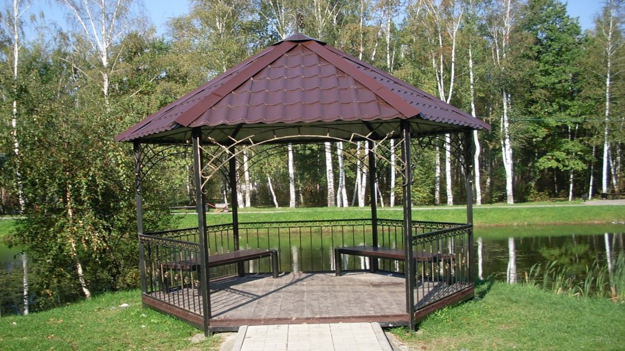 Беседка Дачная 2х2 металл