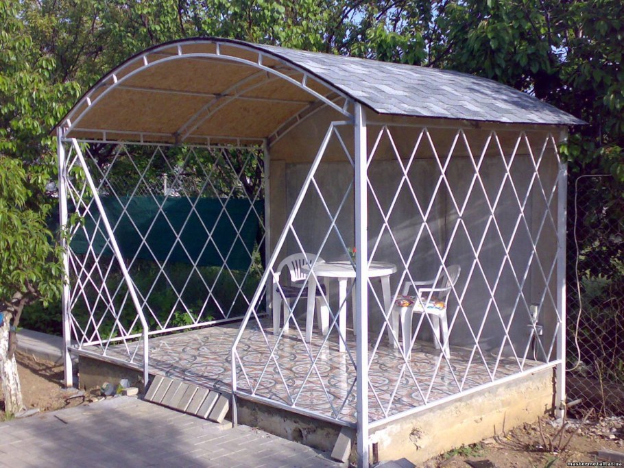 Беседка Дачная 2х2 металл