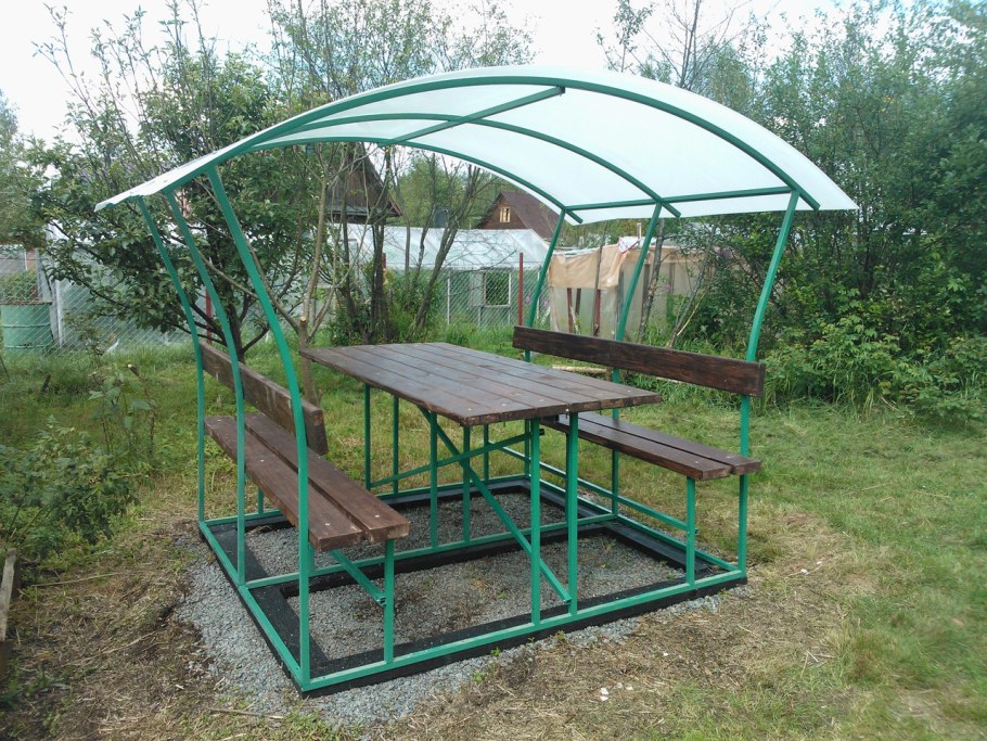 Беседка из металла
