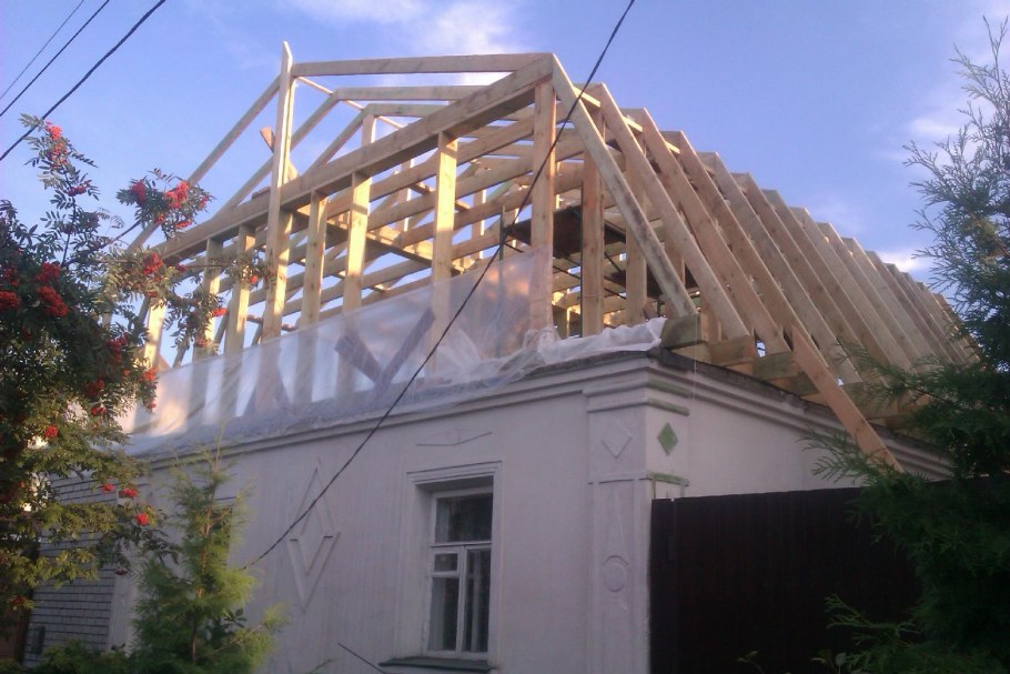 Переделки крыш на доме