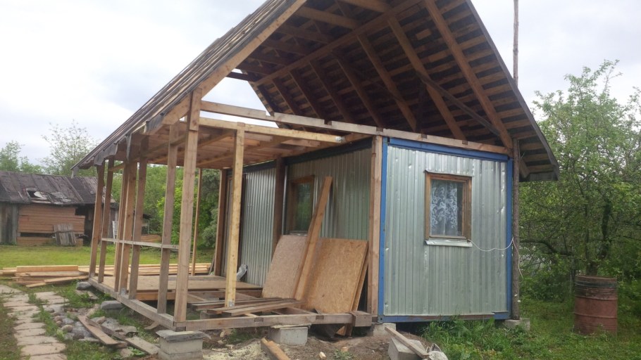 Жилая пристройка к дому