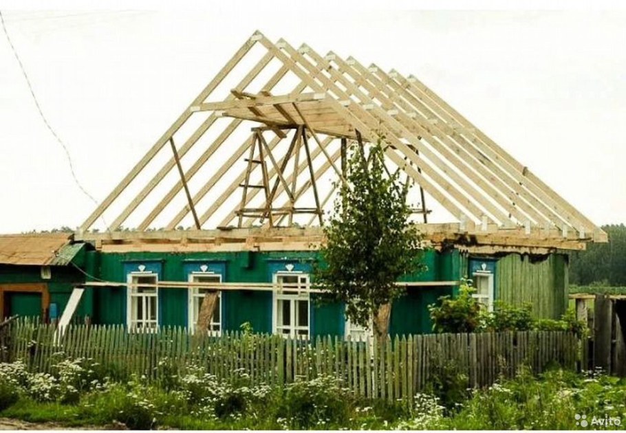 Реконструкция крыши частного дома