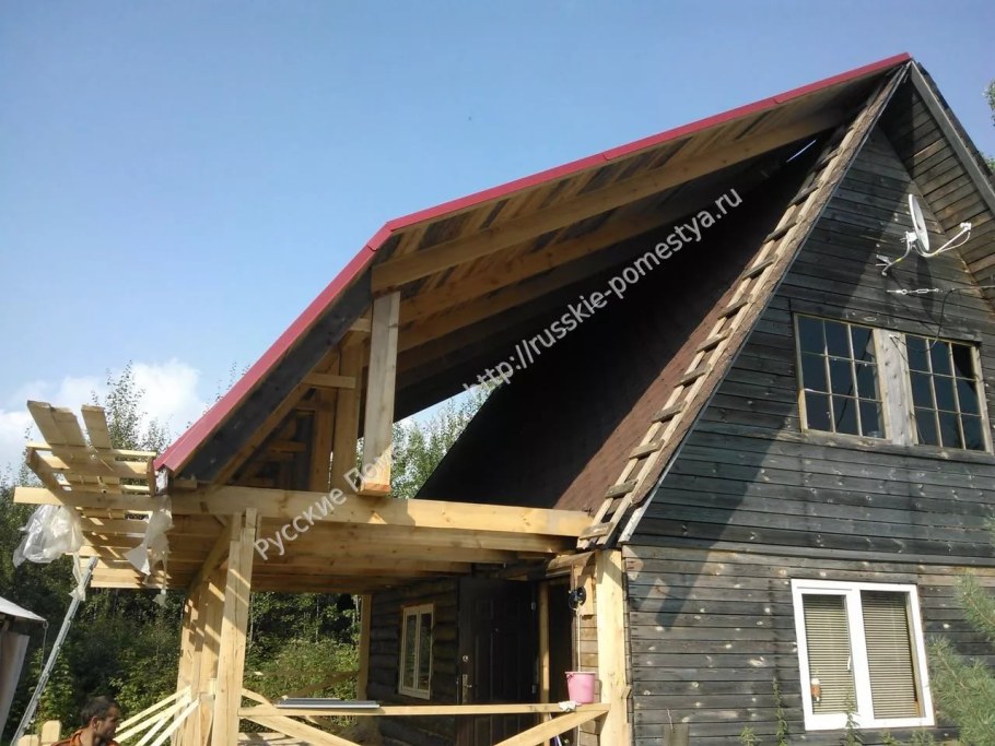 Пристройка к фронтону