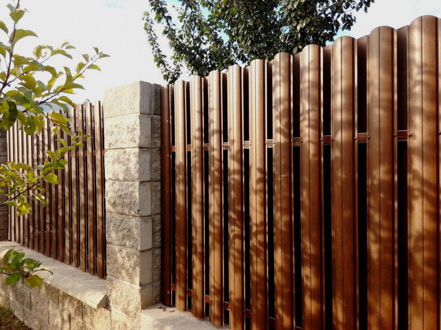 Штакетник металлический 3д металлопрофиль