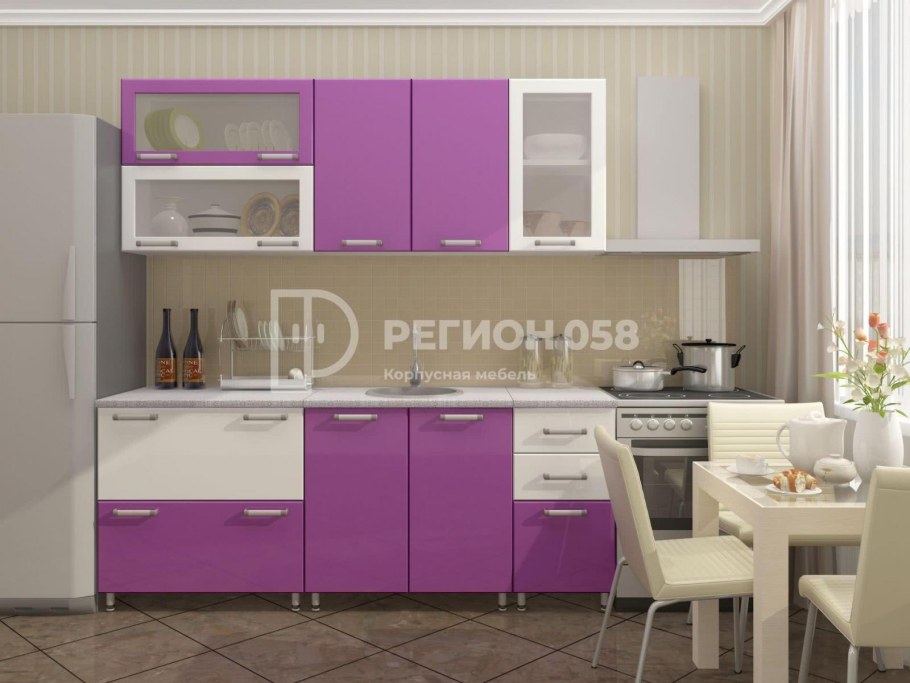 Кухня модульная Виктория Сандал белый