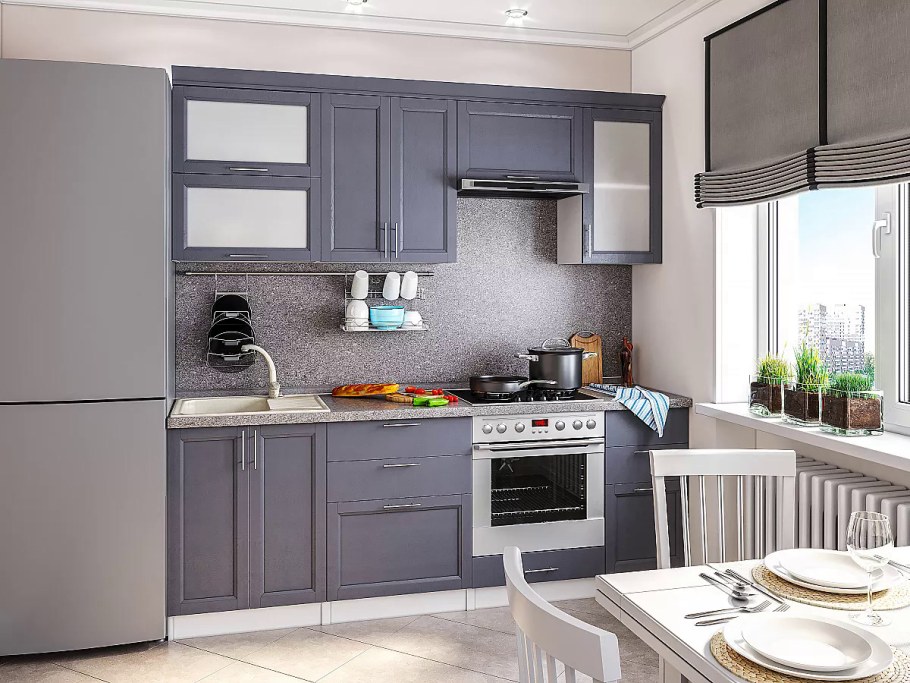 Кухня Сканди Grey Softwood