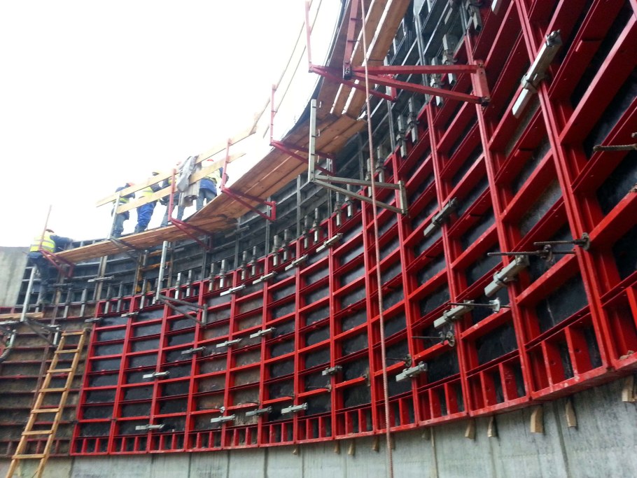 Пери радиусная опалубка