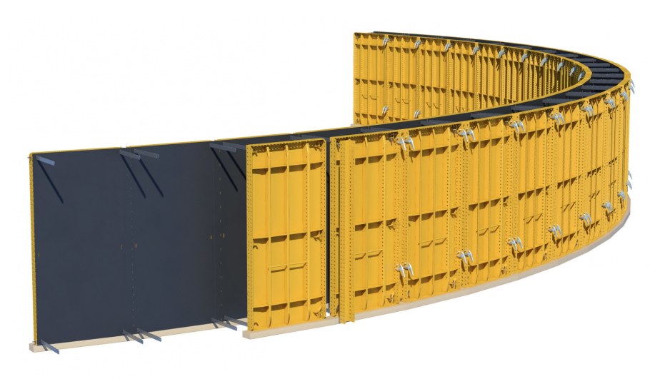 ПСК опалубка радиальная