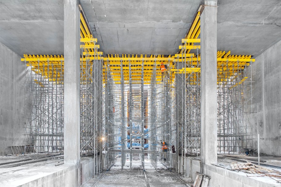 Крупнощитовая опалубка перекрытий