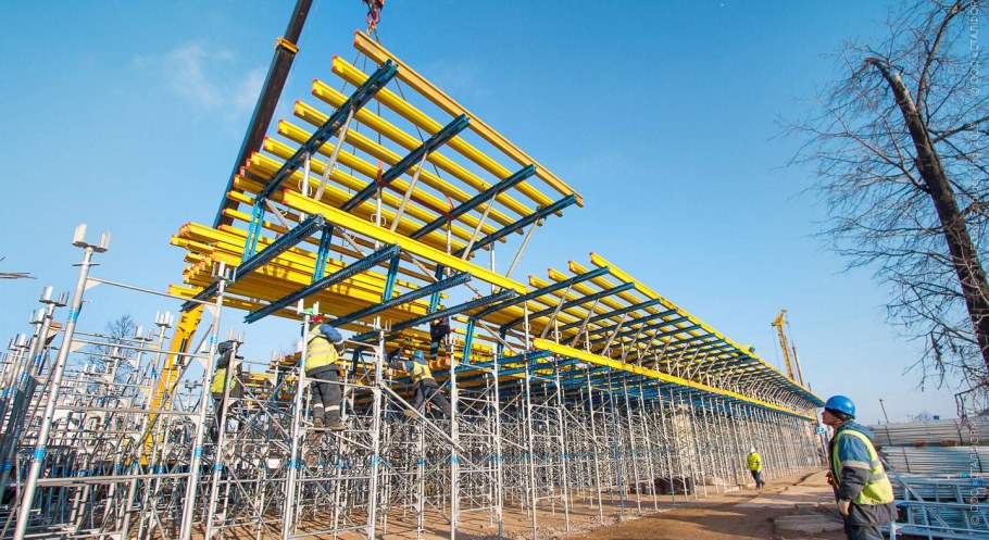 Крупнощитовая опалубка перекрытий