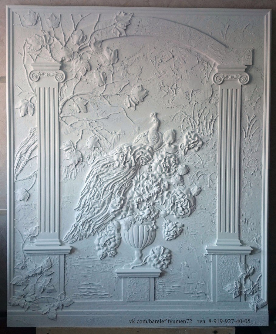 Объемные картины на стене