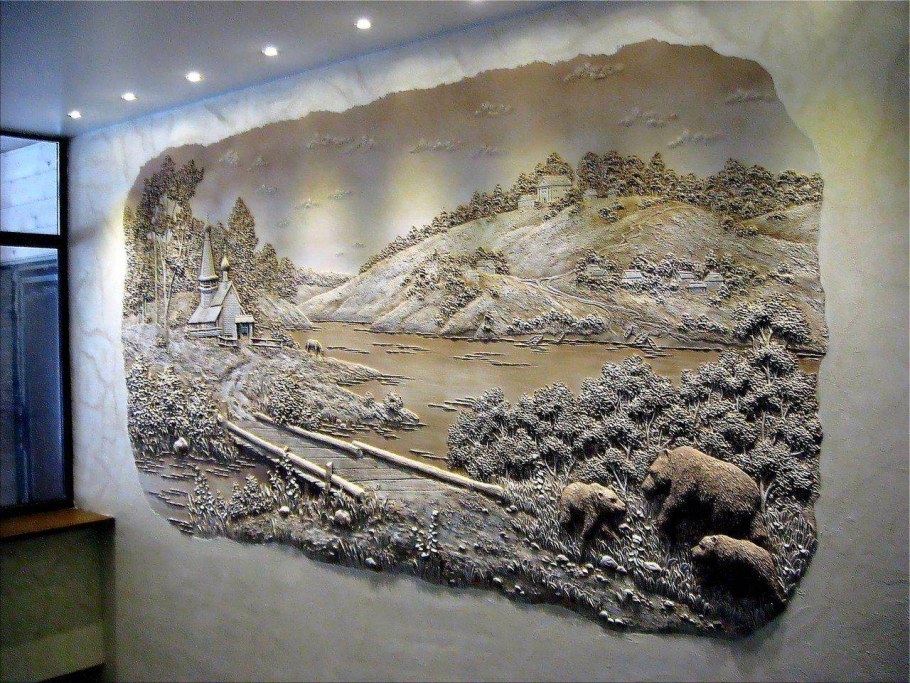 Барельеф замок