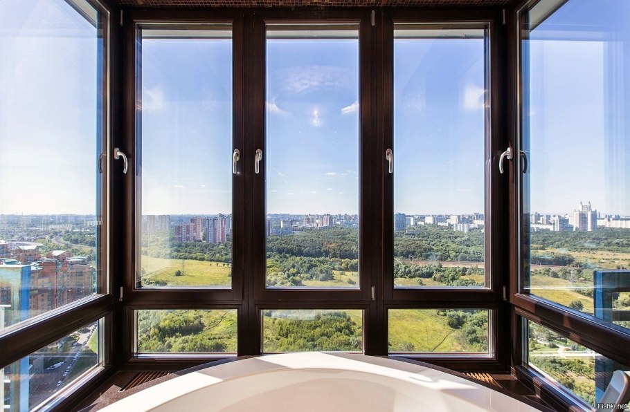 Пластиковые окна двухстворчатые без перегородки