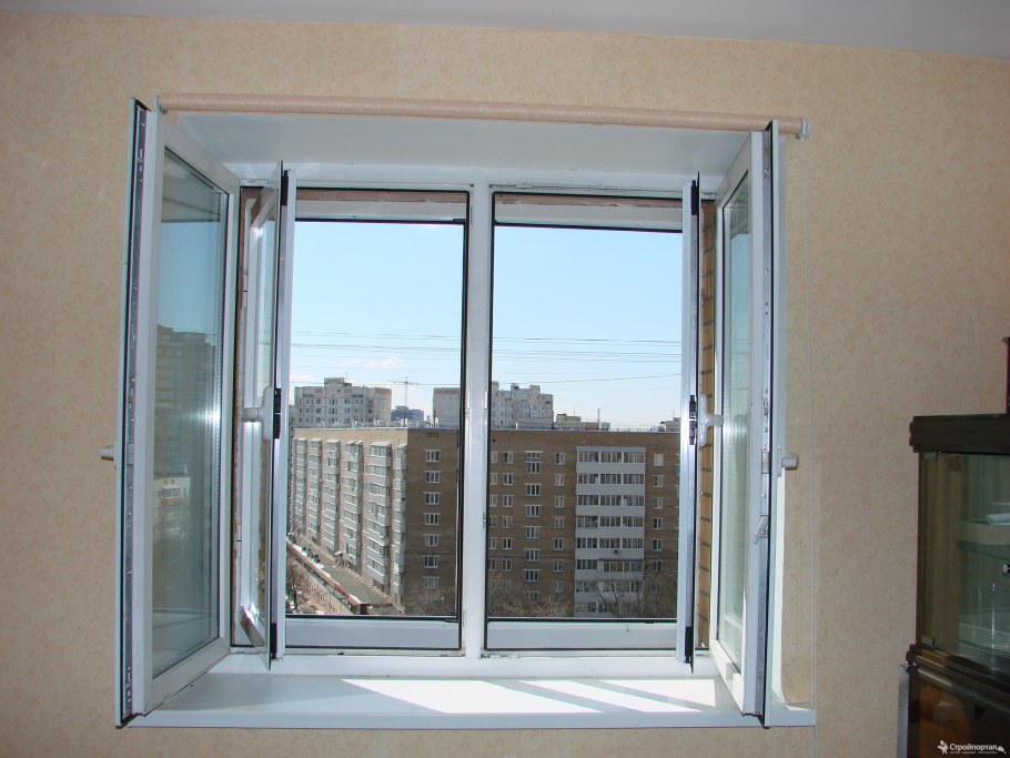 Окно штульповое Рехау