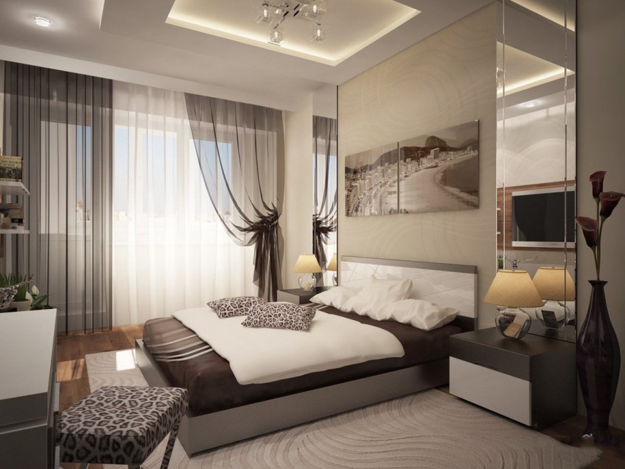 Спальня для девушки в современном стиле