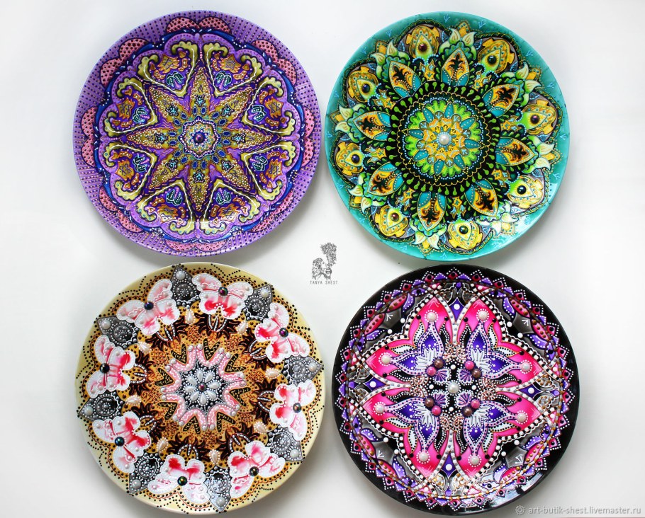 Тарелки обеденные в Восточном стиле