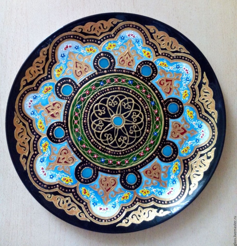 Настенные тарелки в интерьере