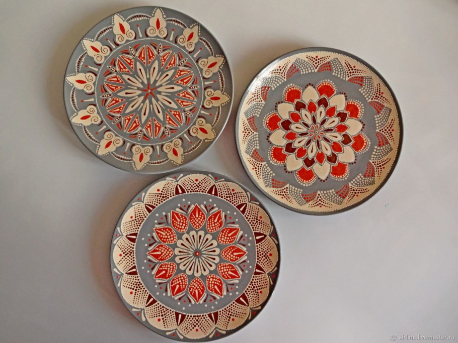 Настенные часы майолика