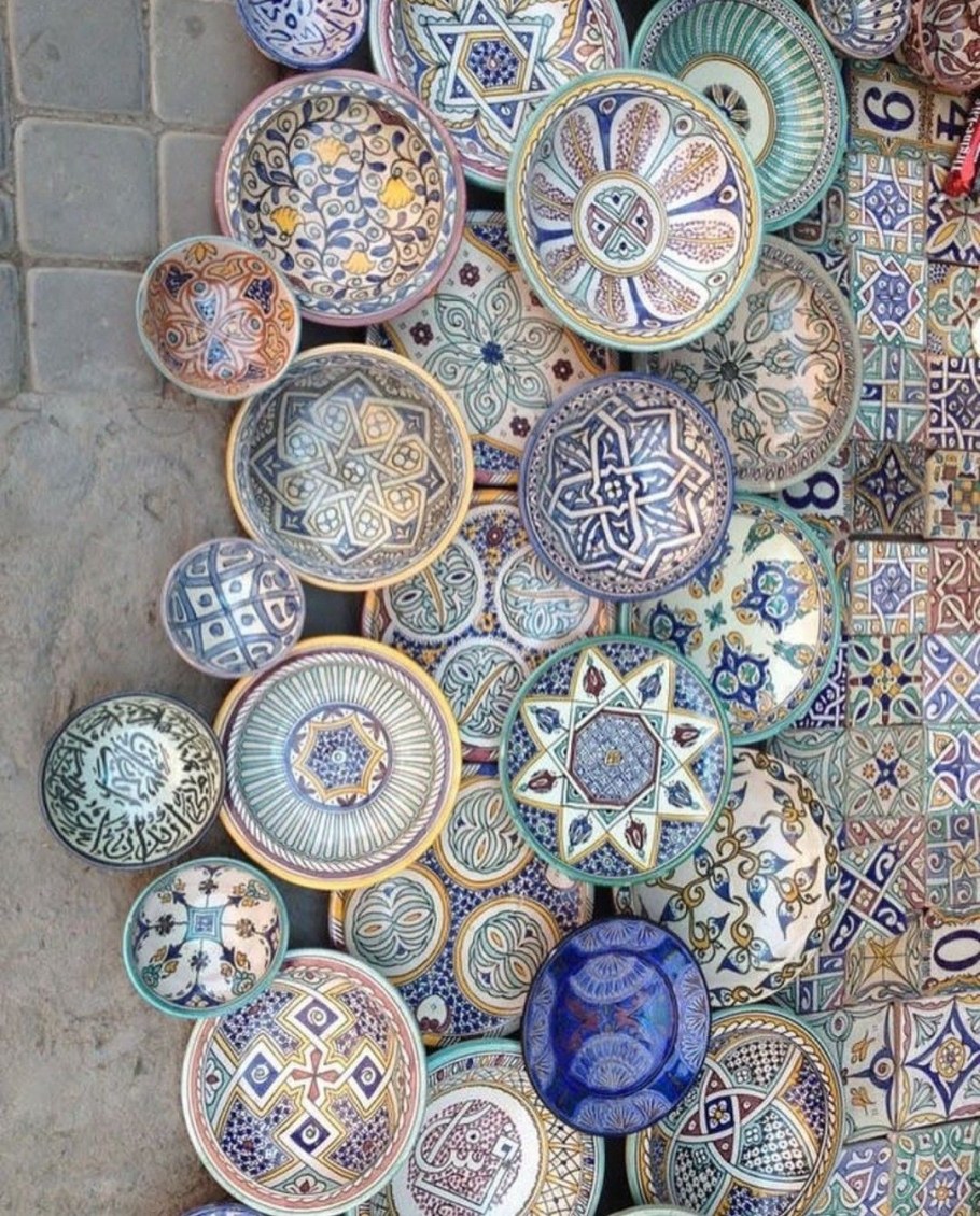 Тарелка керамическая Марракеш