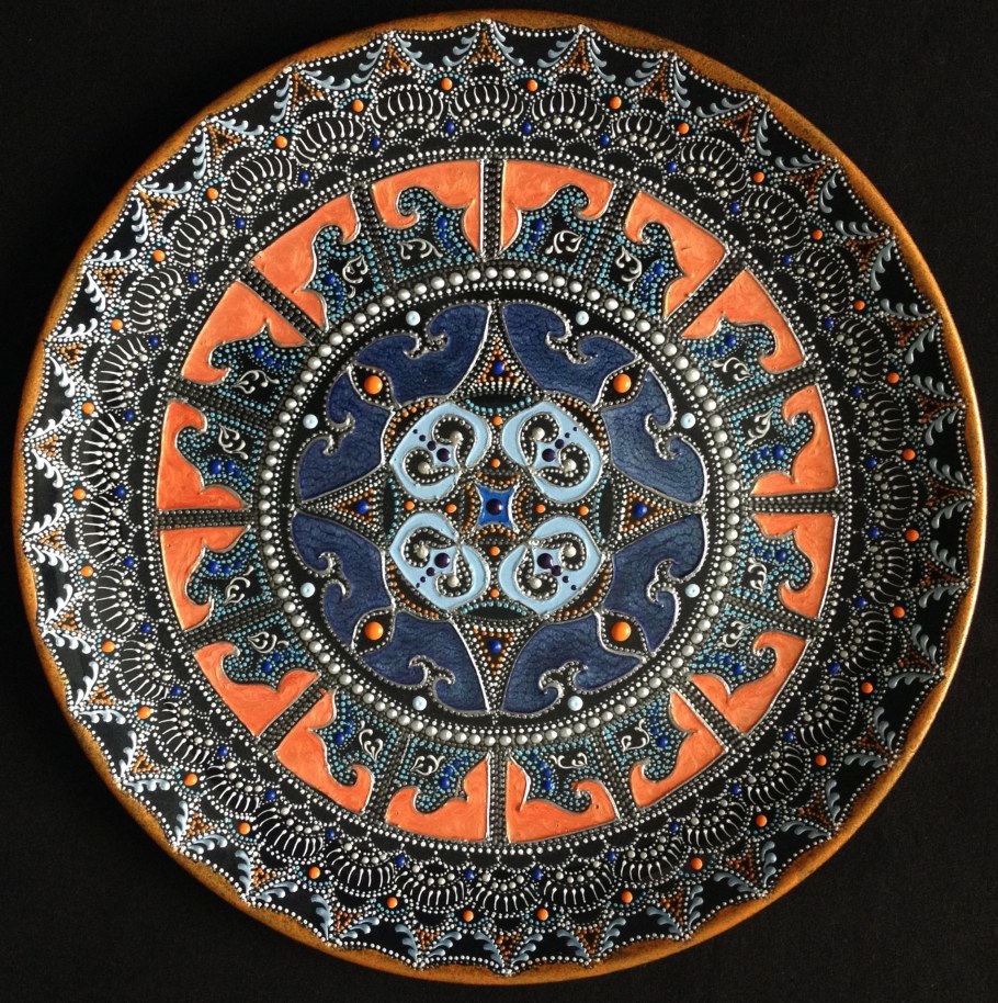 Часы из тарелки Каппадокия