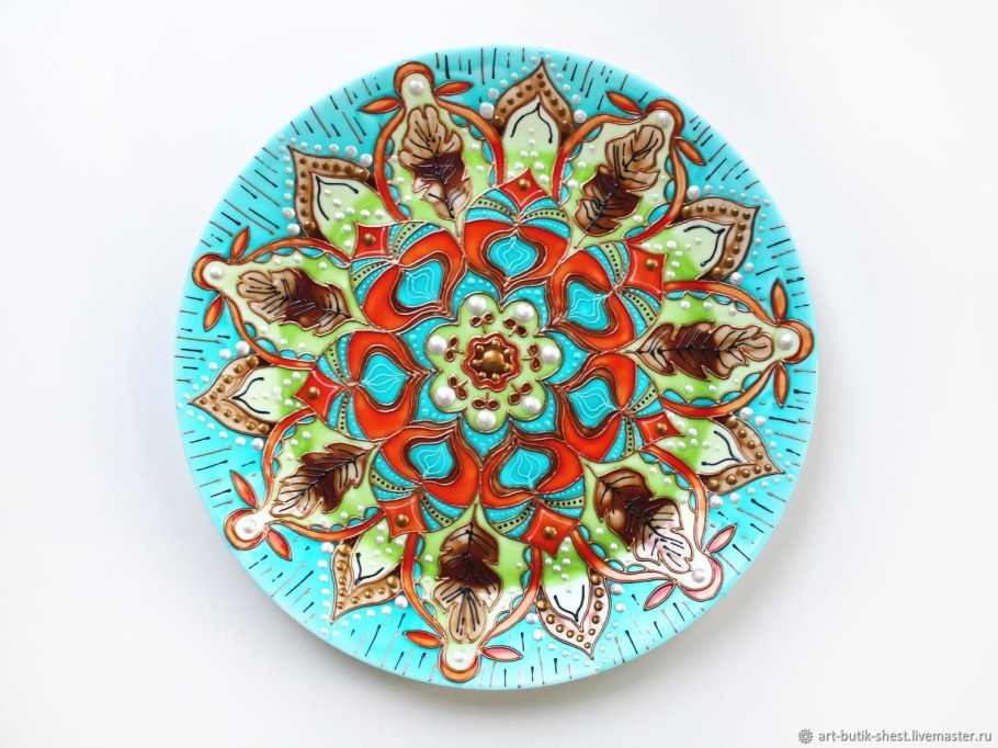 Восточная роспись тарелок