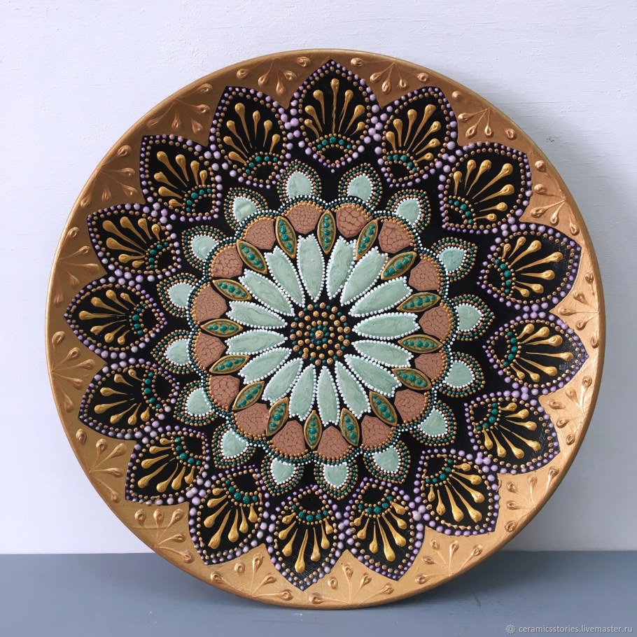 Восточная роспись тарелок