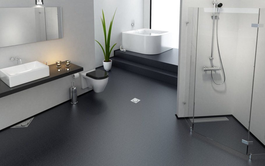 3д пол ванная