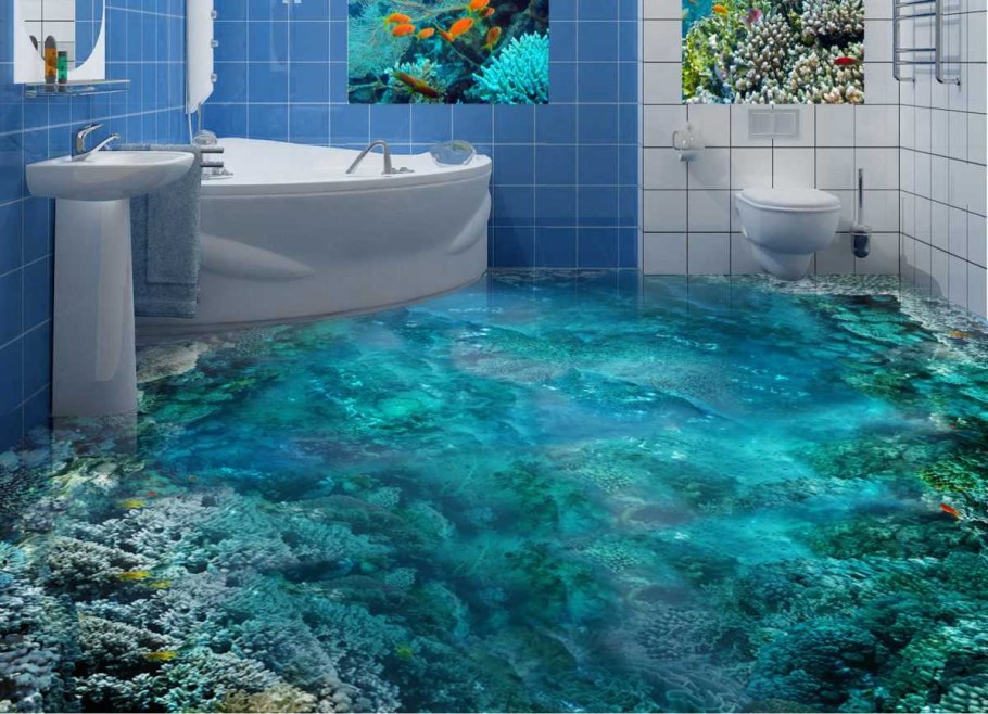 Выравнивание пола плиточным клеем