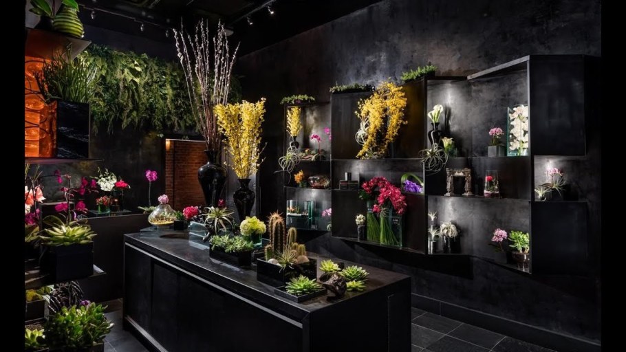 Стеллажи для цветочного магазина