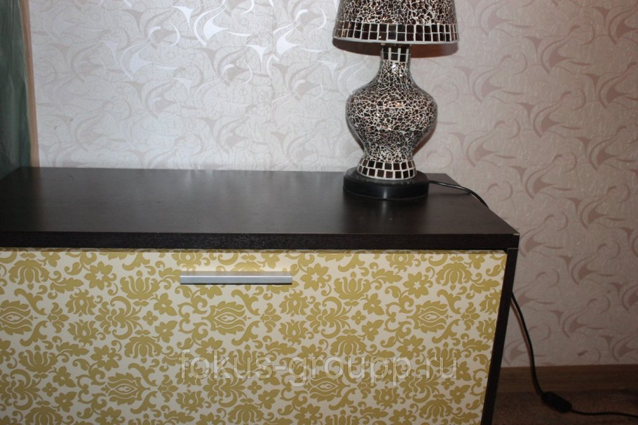 Декор мебели тканью