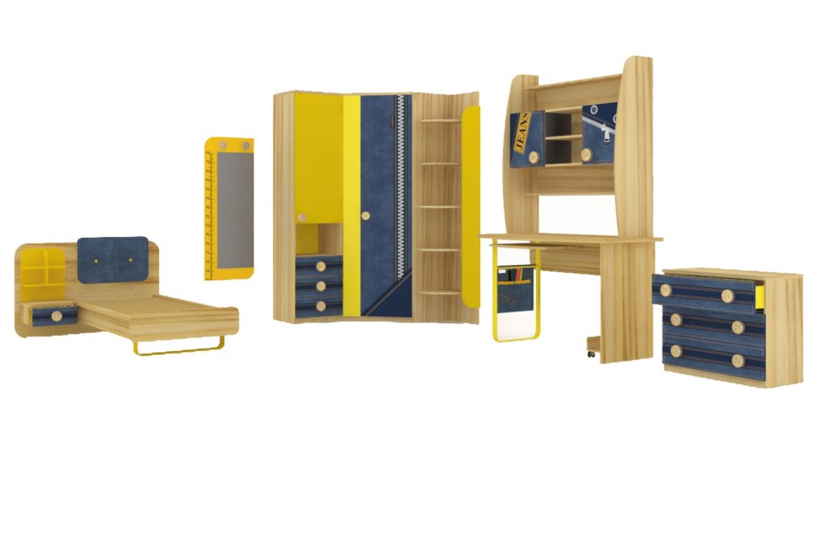 Детская спальня джинс любимый дом