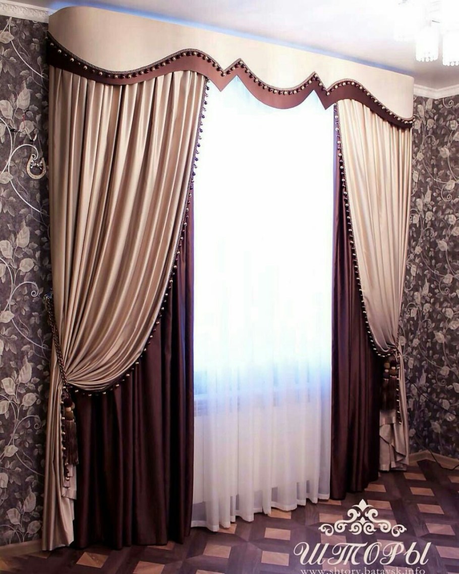 Шторы с ламбрекеном бандо