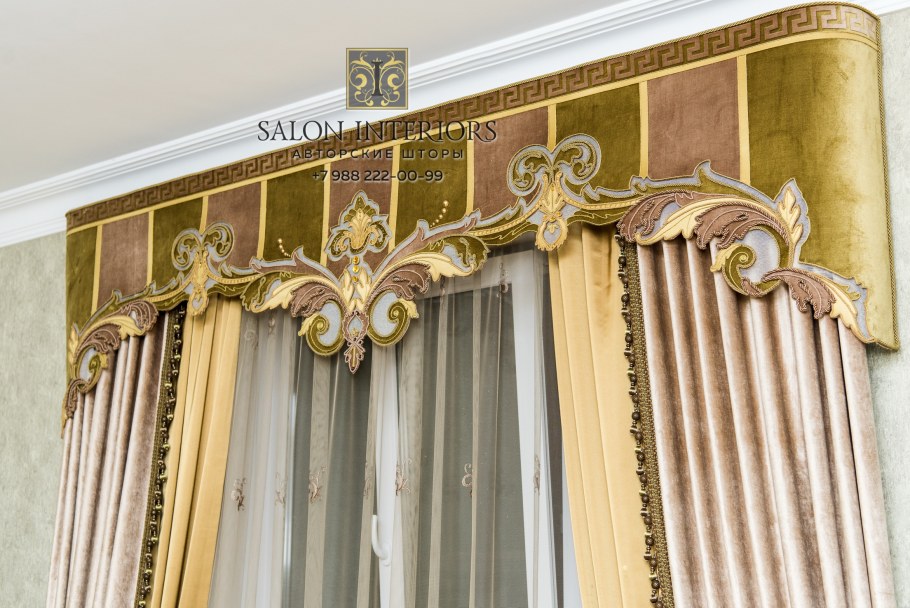 Жесткий ламбрекен бандо