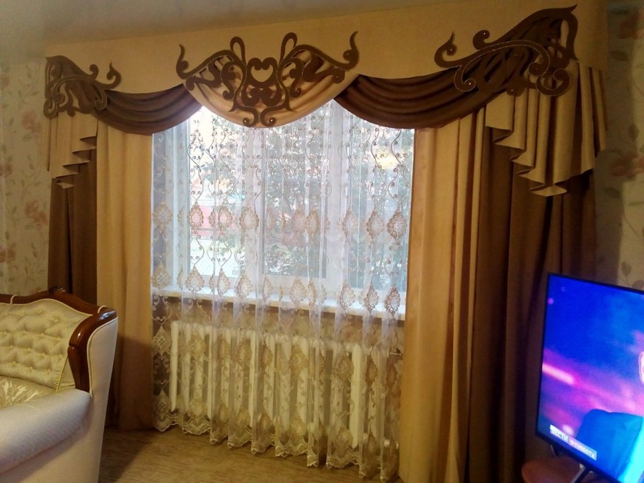 Современные ламбрекены