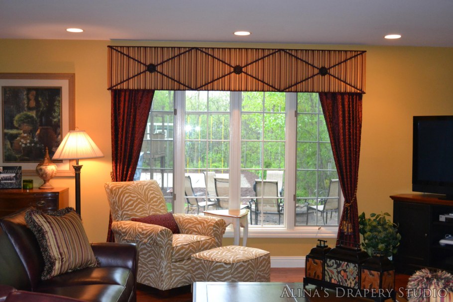 Ажурный ламбрекен