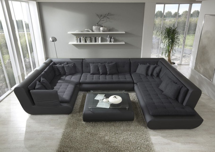 П-образные диваны для гостиной