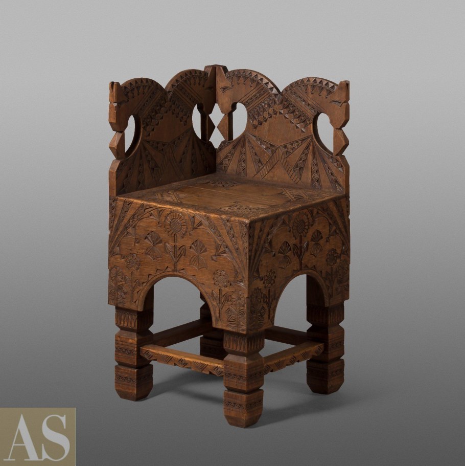 Роспись на мебели Абрамцево