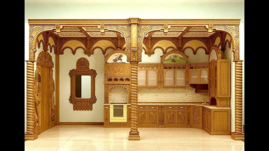 Неорусский стиль мебель Абрамцево