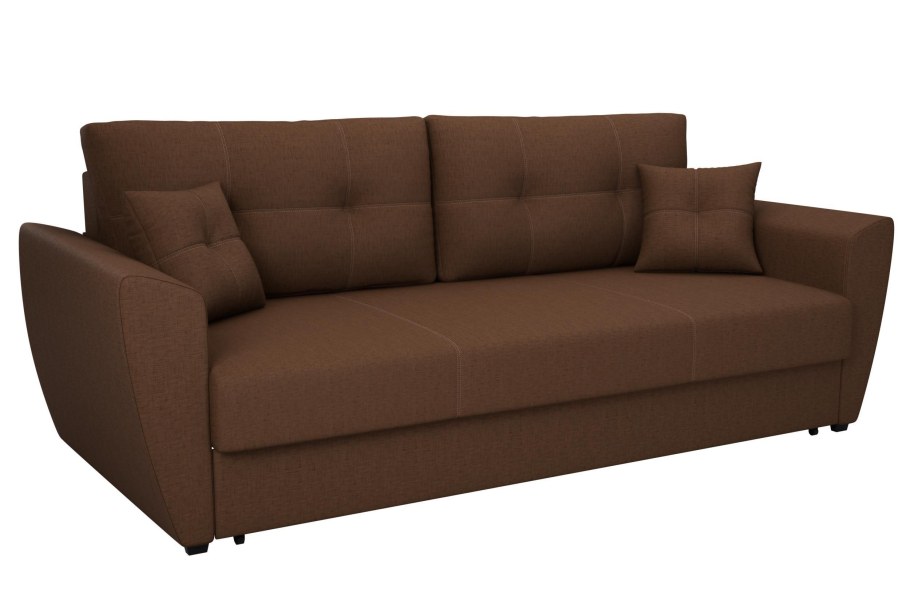 Диван Фортуна 5 20 2-х местный эконом перф.Атзек чер к/з Атзек чер