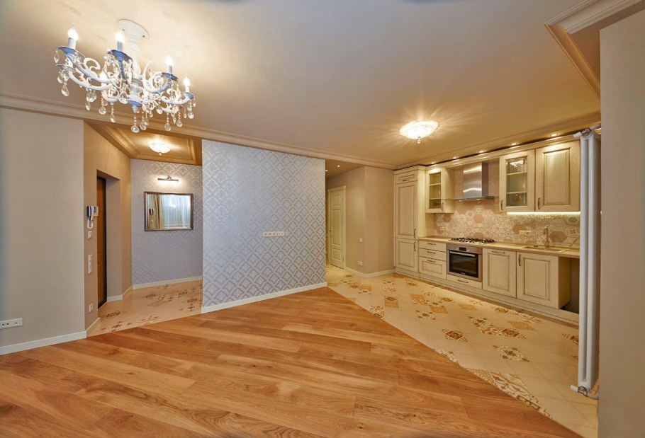 Поклейка обоев под ключ