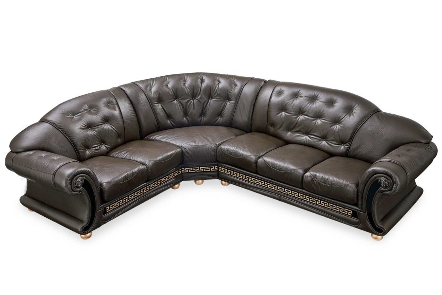 Кожаный диван Версаче