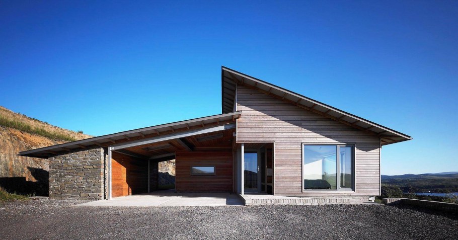 Флэт Хаус с односкатной крышей