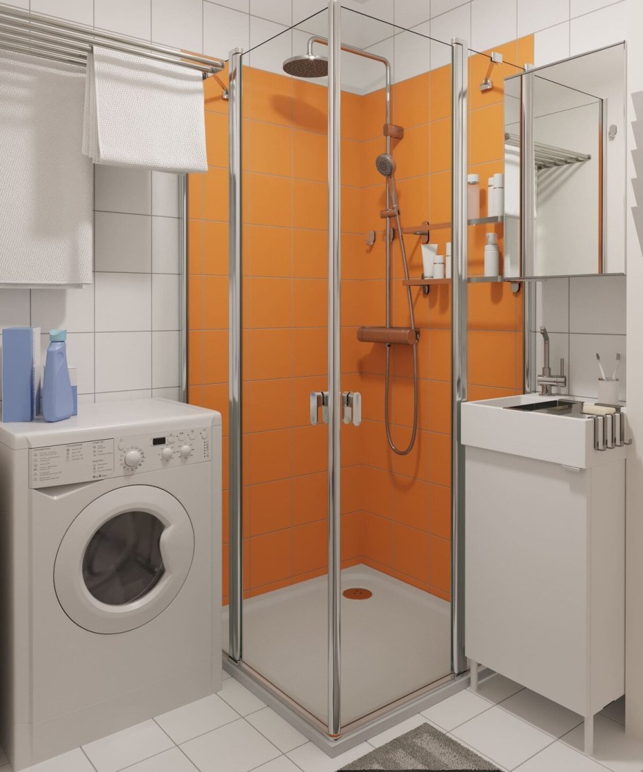 Душевая кабина в хрущевке совмещенный санузел