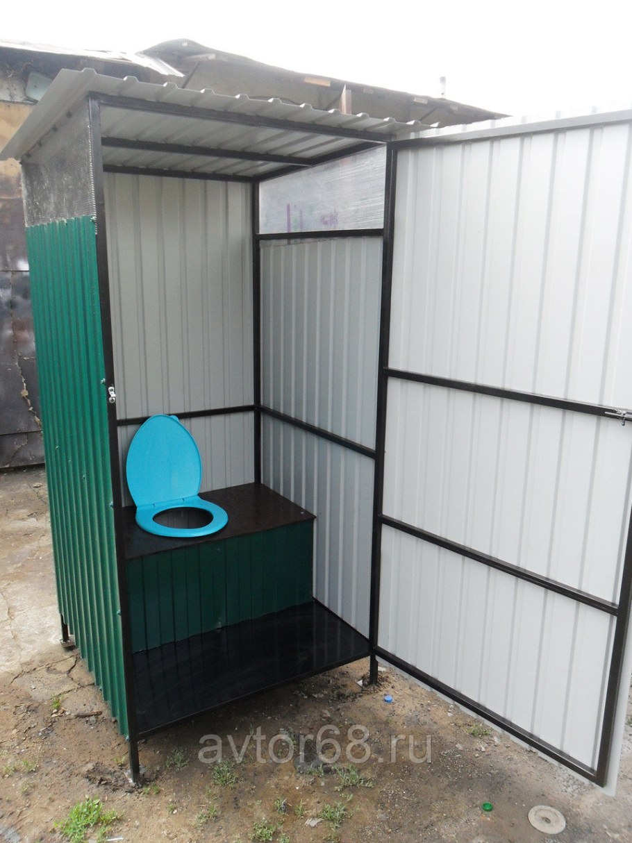 Туалет из профнастила