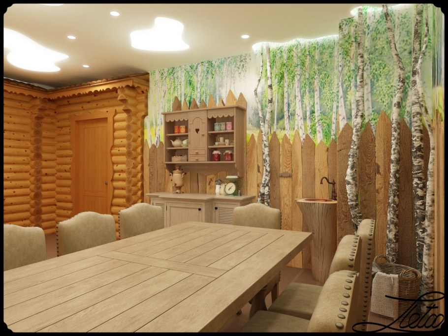 Мебель для бани в комнату отдыха