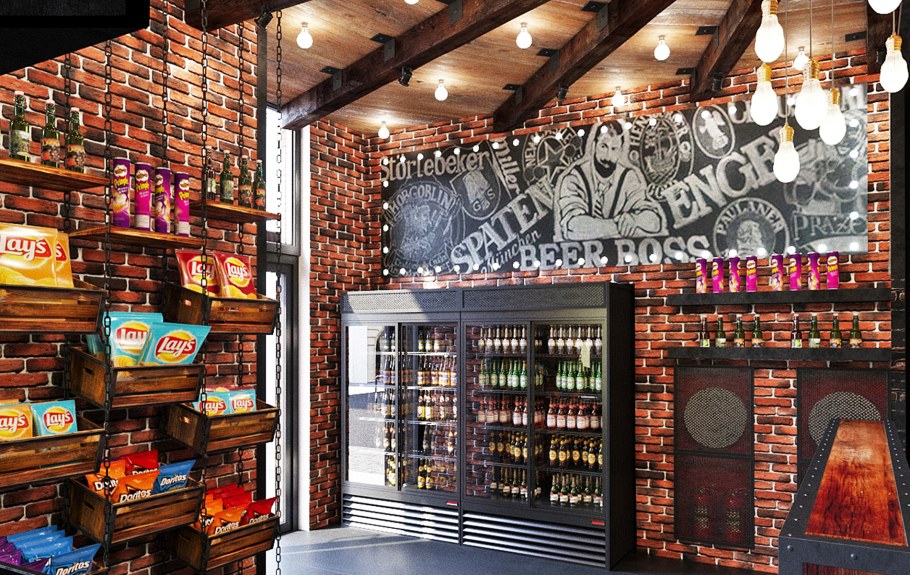 Кафе шаурма интерьер