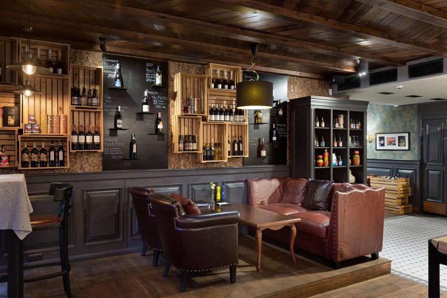 Полки для бара лофт