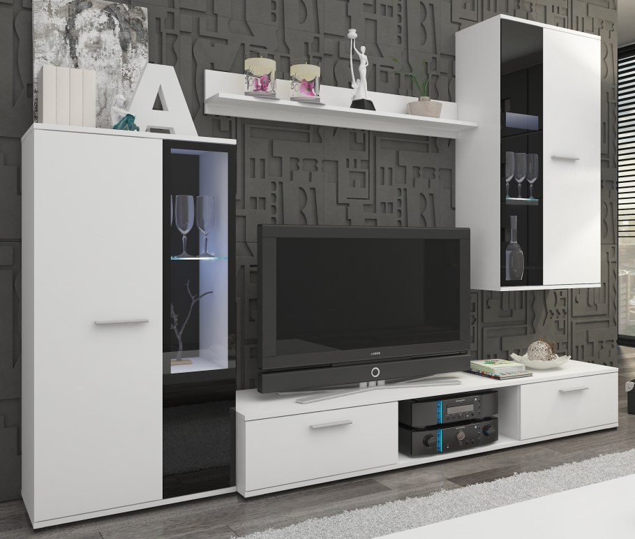 Стенка Сохо 7 Модерн глянцевая