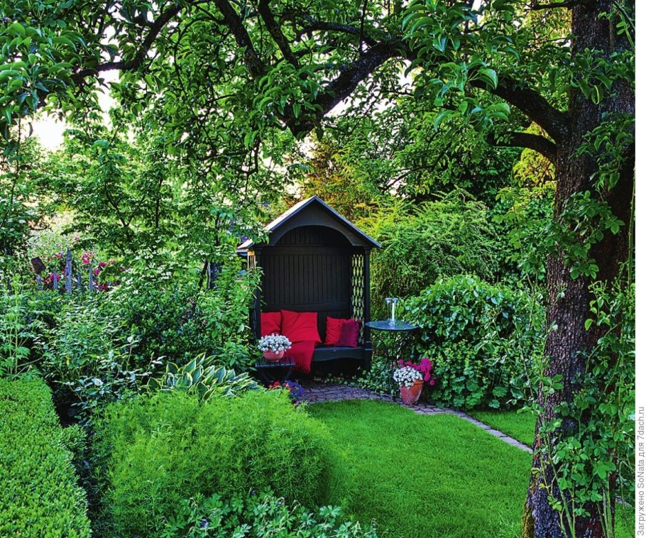 Уединенный уголок в саду
