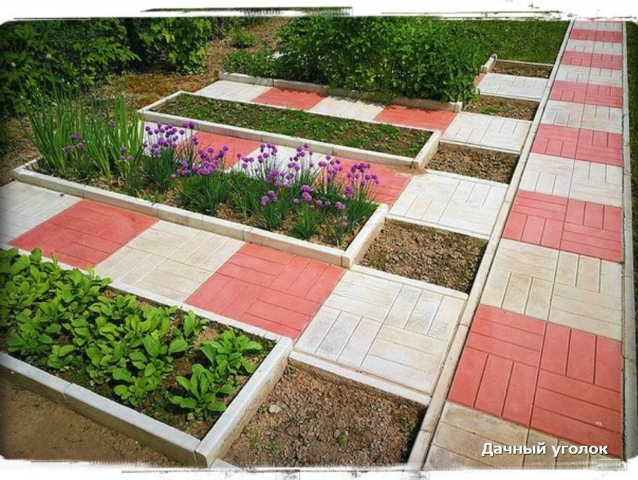 Дорожки из тротуарной плитки